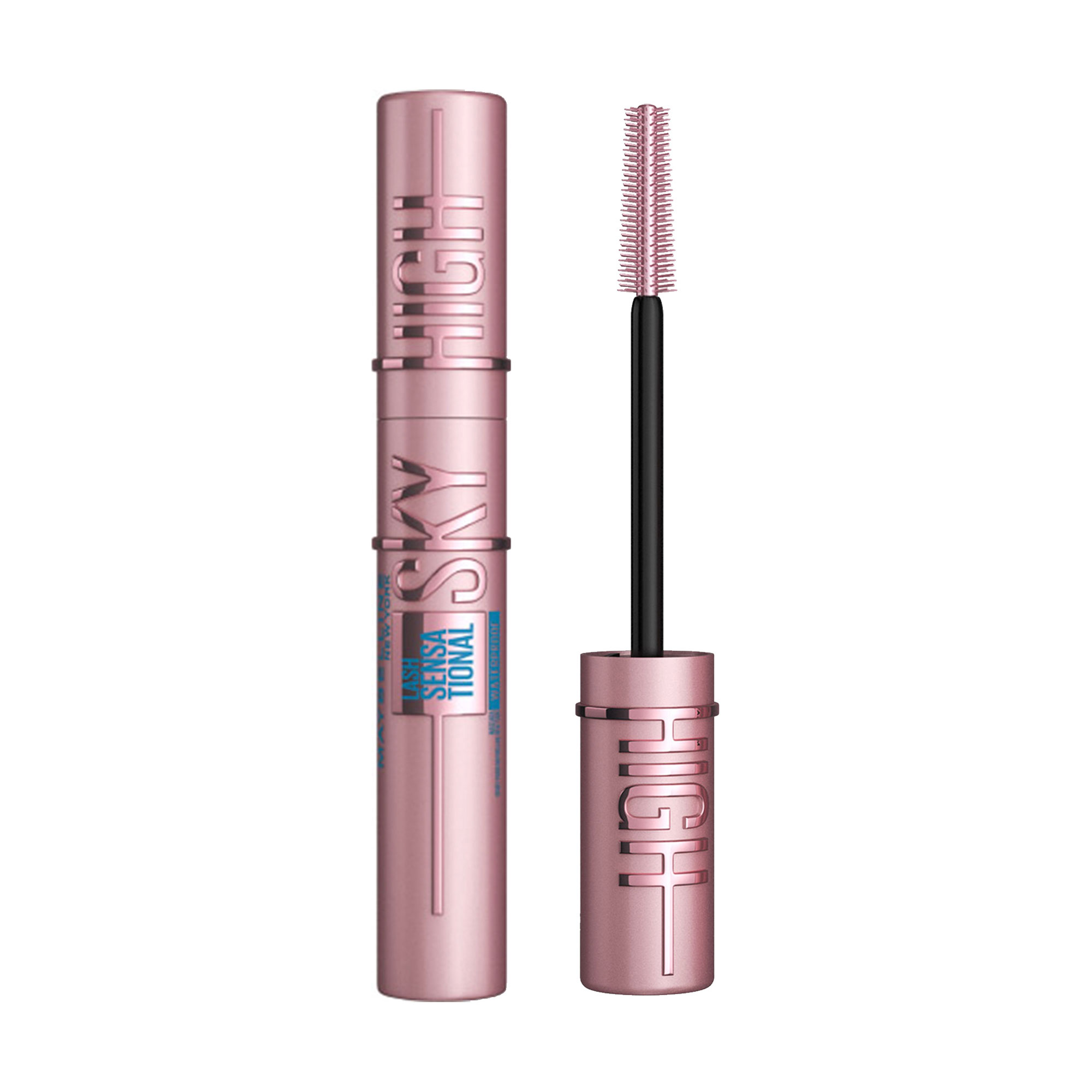 Водостійка туш  для подовження вій Maybelline New York Lash Sensational Sky High, чорна, 6 мл